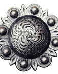 1 Pcs Western Screw Back Concho Floral Carvedberry Saddle Bling Cowgirl