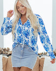 Serena Front Puff Sleeve Shirt