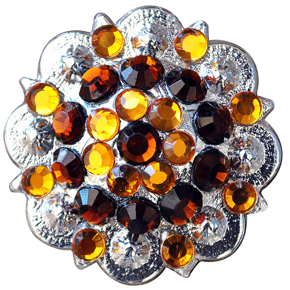 Brown Crystals Berry Bling Headstall Tack Hilason