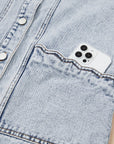 Ava Trim Patch Front Vest