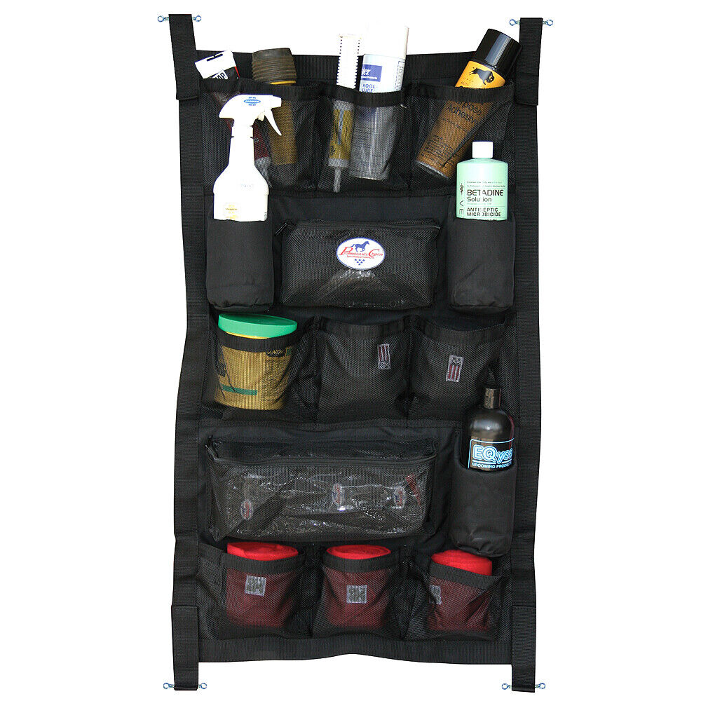 24" X 40" Professional Choice Durable Horse Trailer Door Caddy Bag Long Black