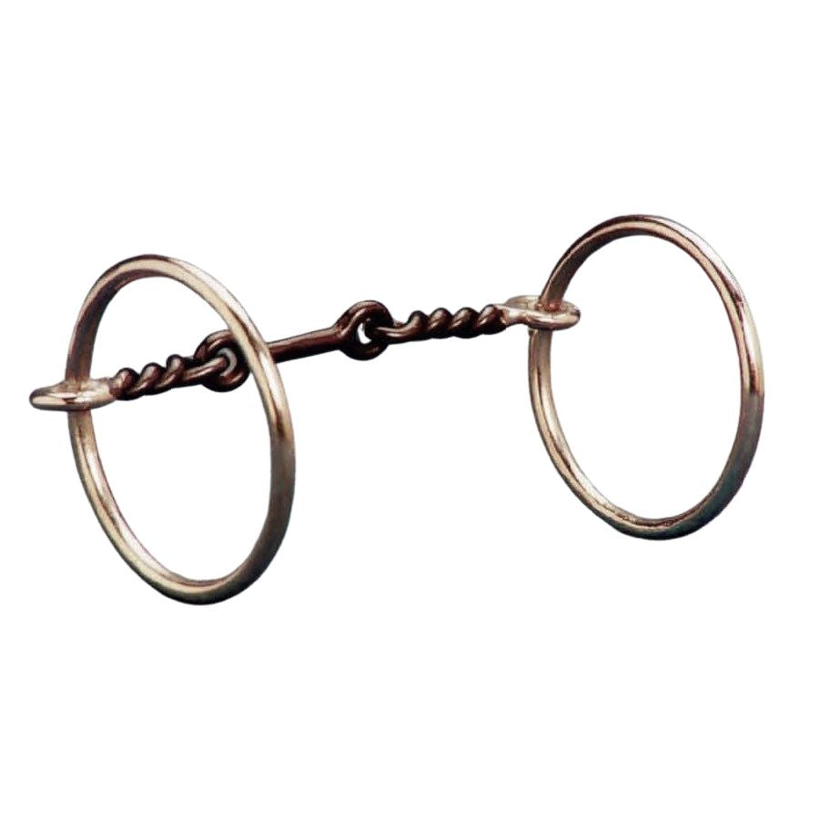 New &amp; Improved 3-Piece Ring Snaffle