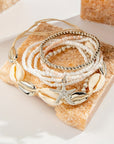 Ariya Seashell Beaded Bracelet Set