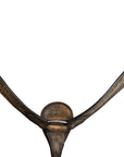 Hilason Western Horse Headstall & Breast Collar Tack American Leather Rough Out
