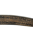 Hilason Western Horse Headstall & Breast Collar Tack American Leather Rough Out