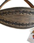 Hilason Western Horse Headstall & Breast Collar Tack American Leather Rough Out