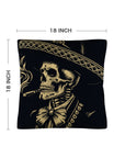 Colores De Mexico Mariachi Pillow Case Made in America