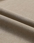 Solid Ribbed Knit Round Neck Pullover Sweatshirt