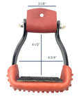 AJ Tack Black Aluminum Barrel Racing Stirrups