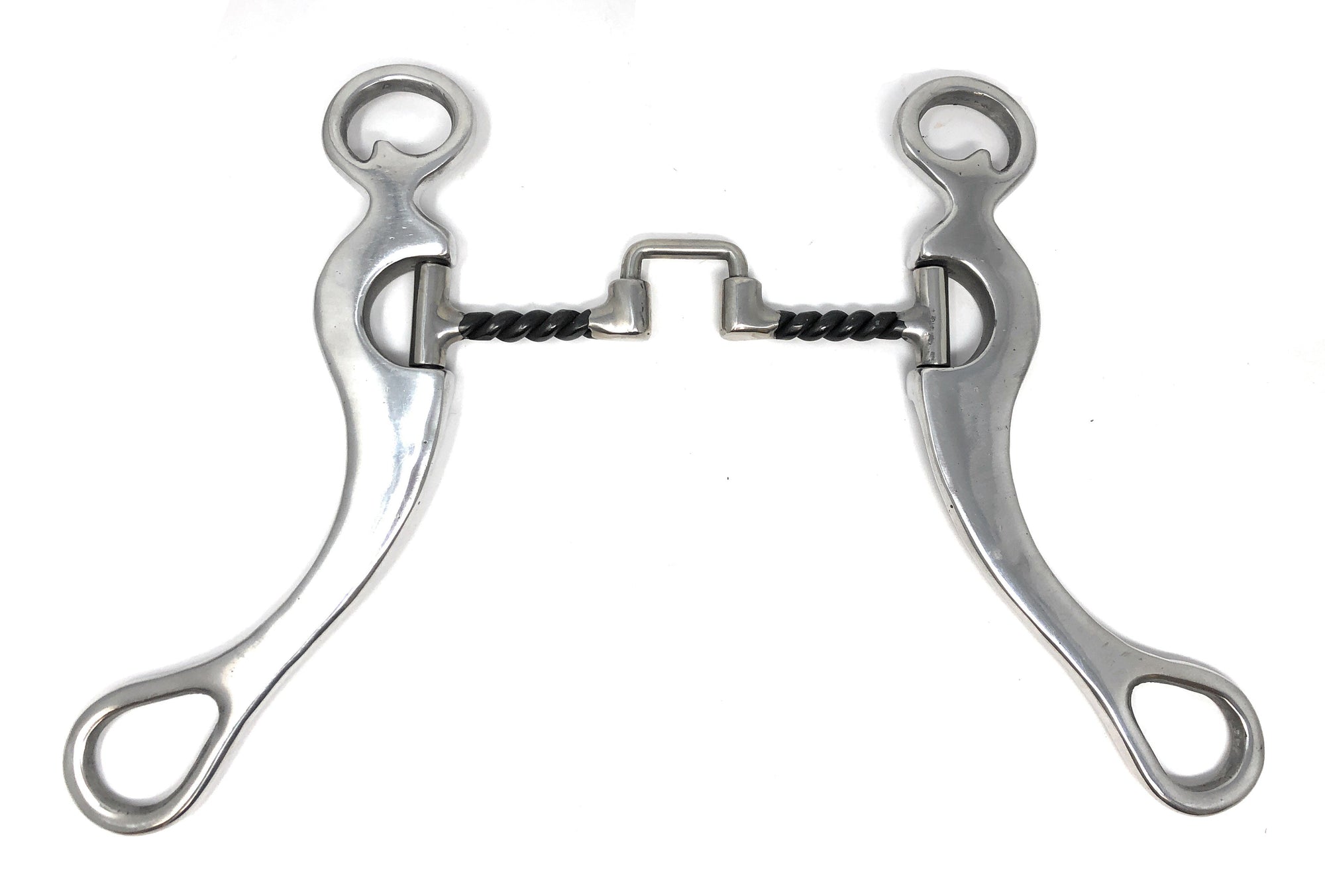 AJ Tack Aluminum Cheek Sweet Iron Square Twist Correction Bit