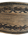 Hilason Western Horse Headstall & Breast Collar Tack American Leather Rough Out