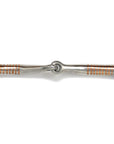 AJ Tack Offset Dee Ring Snaffle Bit with Star Concho