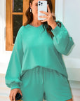 Naomi Drop Shoulder Pullover PLUS Top