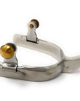 AJ Tack Stainless Steel Spur with Ball End