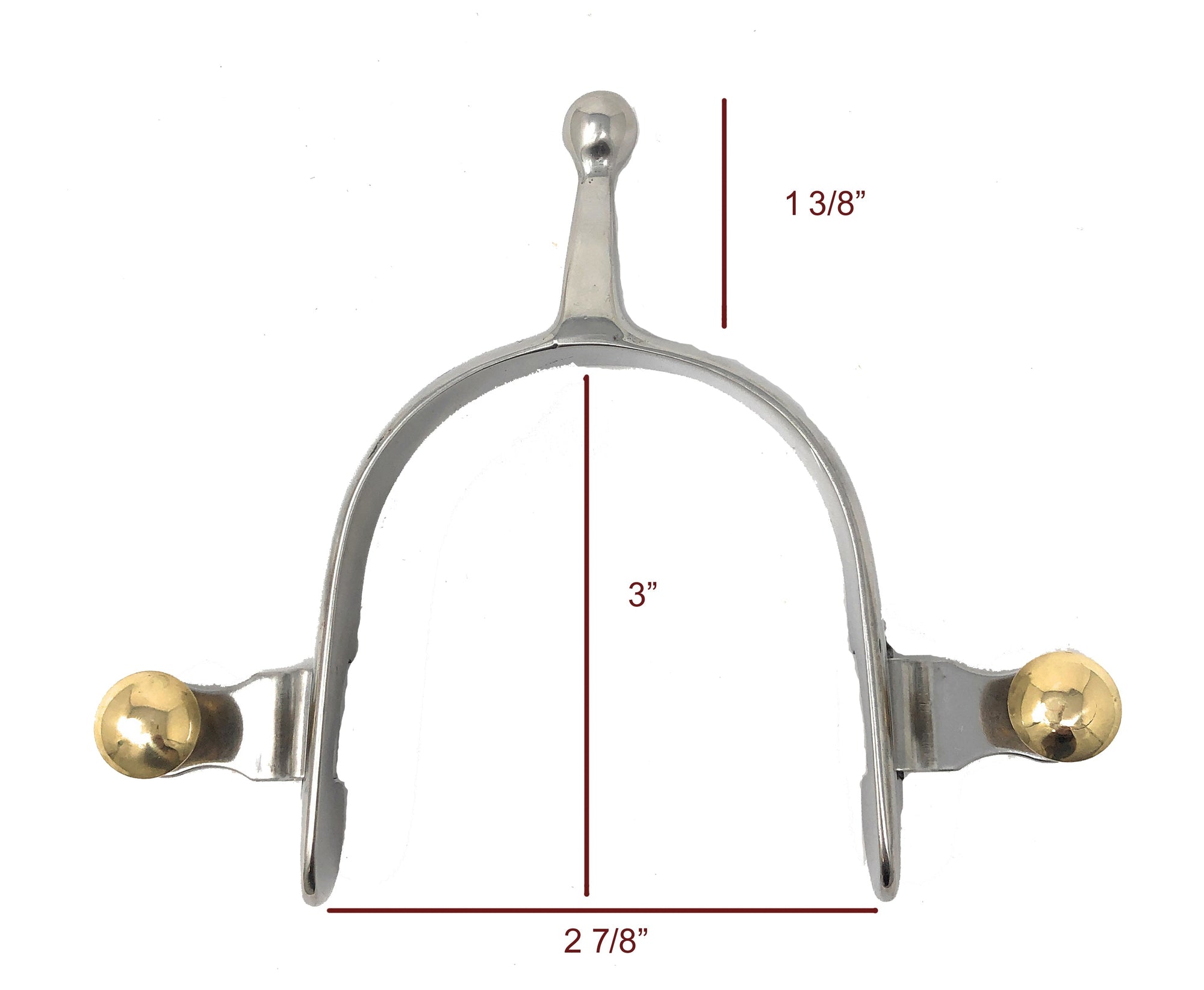 AJ Tack Ladies Ball Knob Spurs