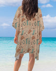 Baha Ranch Totally Western Duster Kimono Coverup