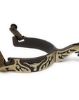 AJ Tack Men's Antique Brown Longhorn Spurs
