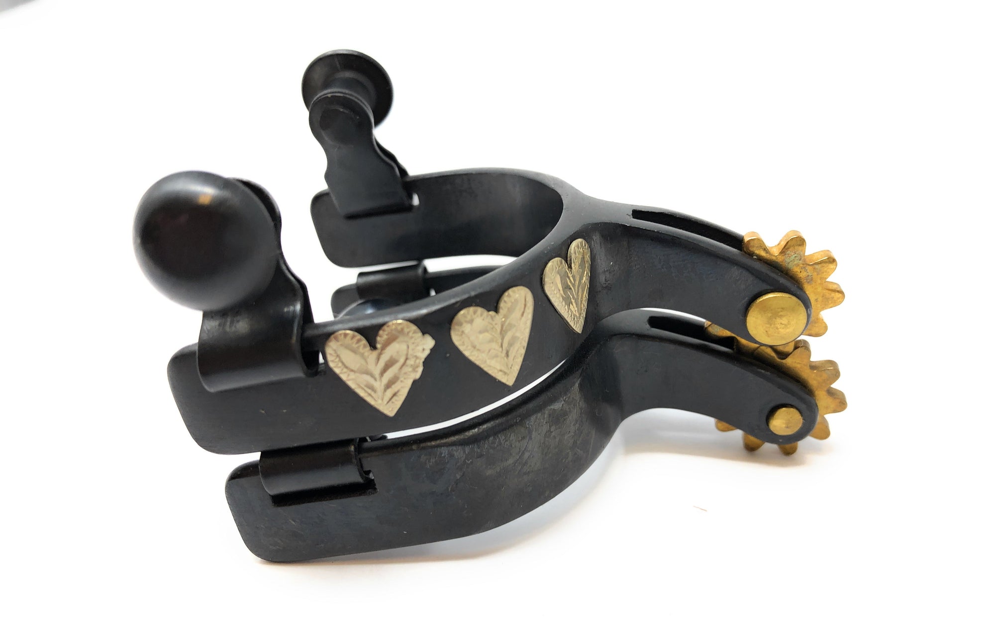 AJ Tack Baby Three Hearts Spurs &amp; Spur Straps