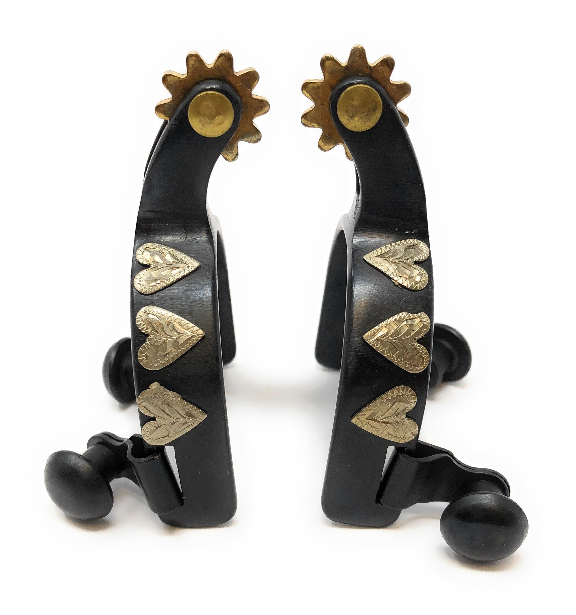 AJ Tack Baby Three Hearts Spurs &amp; Spur Straps