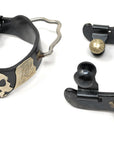 AJ Tack Men's Antique Brown Pirate Skull Bumper Spurs
