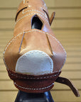 U-Hilason Western Horse Tack Leg Protection Leather Skid Boots