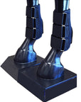 Hilason Western Horse Tack Leg Protection Deluxe Skid Bootsblack