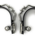AJ Tack Men's Black Bumper Spurs with Rowels