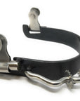 AJ Tack Ladies Black Bumper Spurs with Rowels