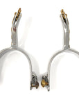 AJ Tack Men's Stainless Steel Offset Pleasure Horse Spurs