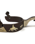 AJ Tack Men's Antique Brown Cutting Horse Spurs