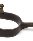 AJ Tack Men's Antique Brown Star and Dots Spurs