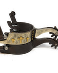 AJ Tack Triple Cross Antique Brown Spur
