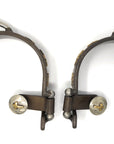 AJ Tack Men's Antique Brown Three Cross Bumper Spurs