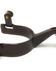 AJ Tack Youth Antique Brown Longhorn and Barbwire Spurs