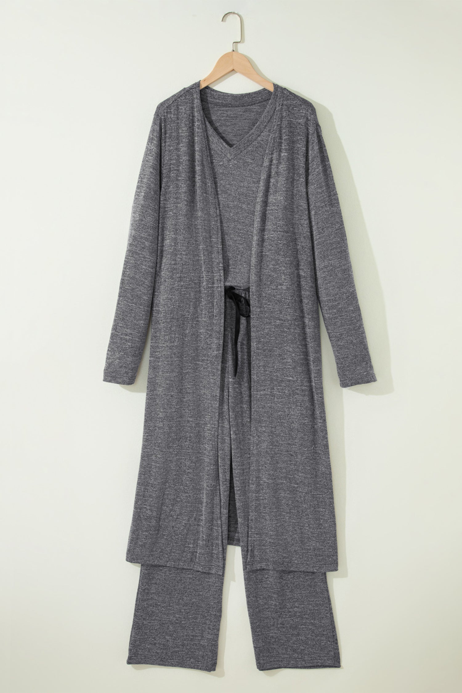 Duster Cardigan T-Shirt &amp; Pants Lounge Set