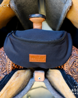 Compact Clip On Saddle Bag With Zipper Closure