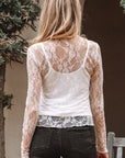 Brittany Mock Slim Fit Long Sleeve Top