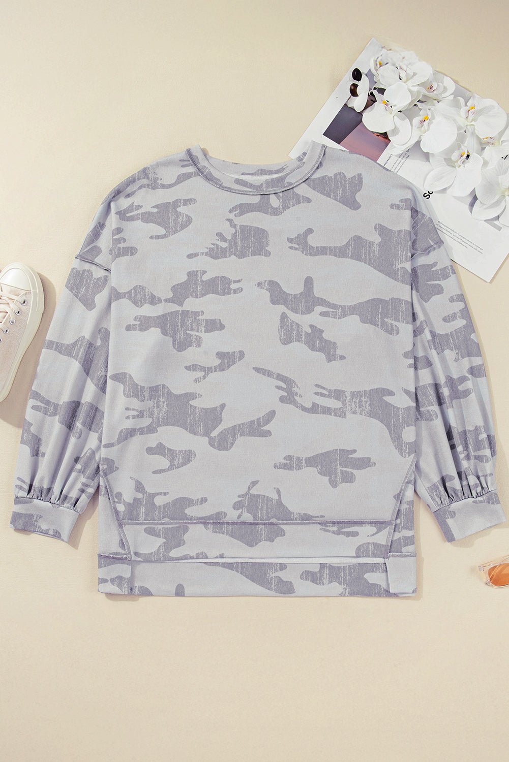 Sophia Multicolour Print Plus Sweatshirt
