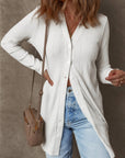 Gianna Ribbed Up Tunic Cardigan