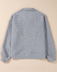 Saige Half Zipper Collared Sweatshirt