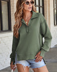 Luminy Baggy Sweatshirt with Slits