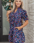 Serenity Puff Sleeve Mini Dress