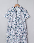 Reyna Polo Collar Lounge Set