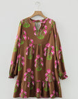 Kelly Hem Puff Sleeve Dress