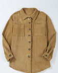 Giuliana Patched Up Corduroy Shacket