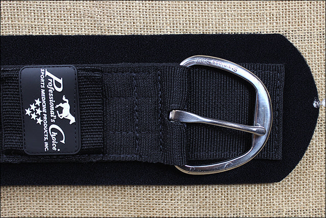 36 Inch Black Professional Choice Smx Western Horse Cinch Ss Roller Buckle