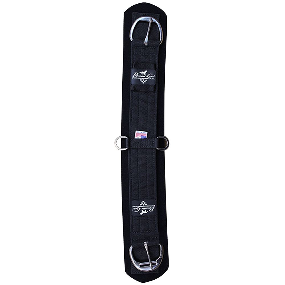 36 Inch Black Professional Choice Smx Western Horse Cinch Ss Roller Buckle