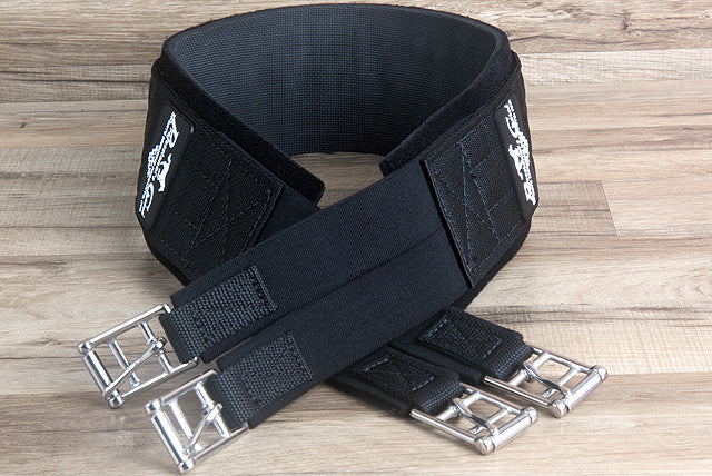 38" Professional Choice Training Elastic Smx English Horse Girth Cinch Black