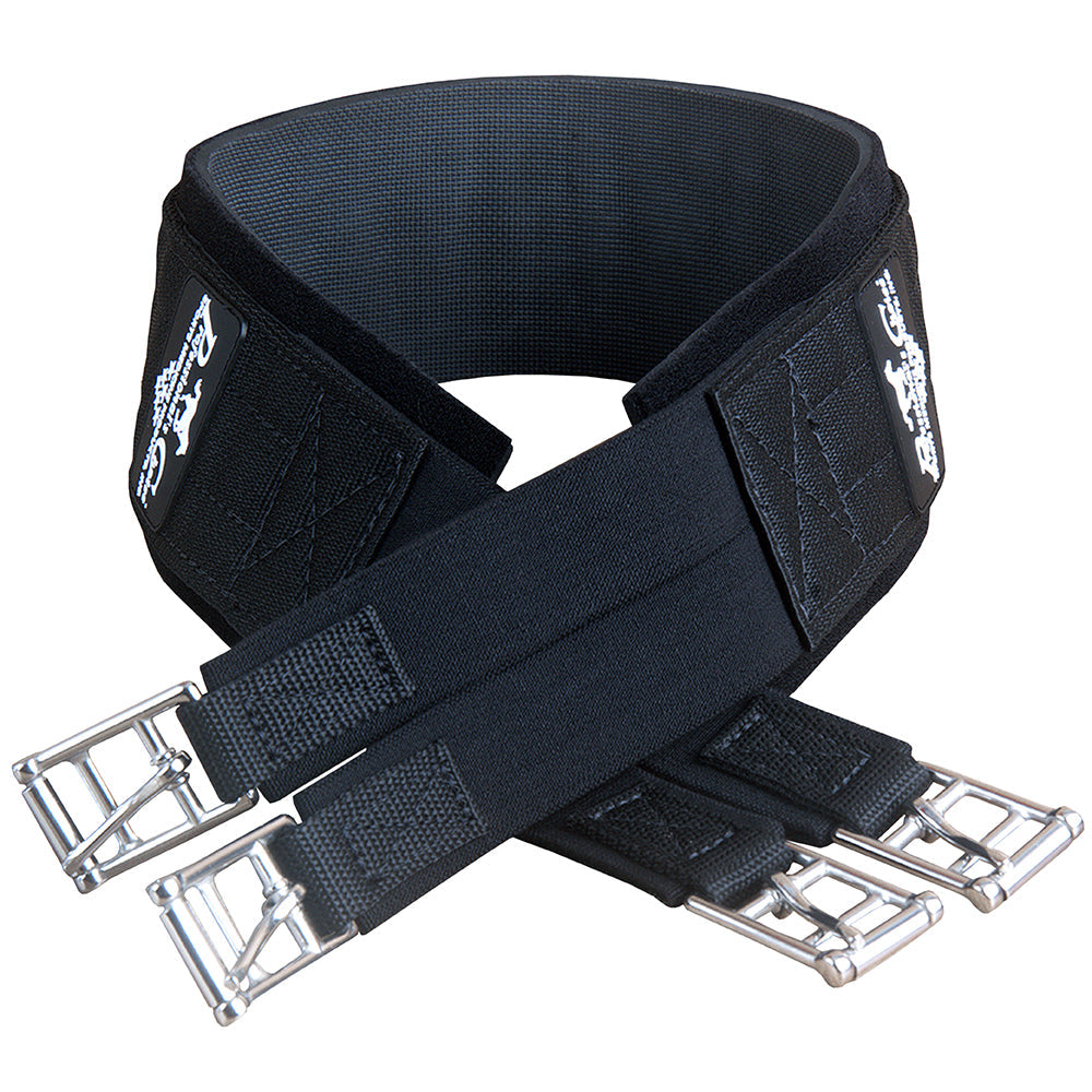 44" Professional Choice Training Elastic Smx English Horse Girth Cinch Black