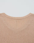 Abby Shoulder Knit Tunic PLUS Top